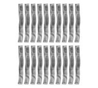 Bobines de reliure en spirale Pla 20 pièces, diamètre 32 mm, 48 dents, pas 4:1, capacité de 280 feuilles, spirales de reliure pour documents, présentations en l, avec l pour