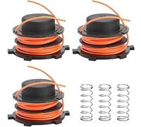 Bobines de Remplacement pour Tete de Debroussailleuse 25-2 avec Ressort, Pieces pour Stihl FS55 FS56 FS56RC FS70R FS80 FS90R FS91R FS110 FS111RX FS120 FS130