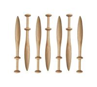 Bobines en bois - Mandrins à balustre faciles à utiliser avec corps lisse, 7 pièces mandrins en bois pour l'artisanat, kit de dentelle aux fuseaux en dentelle à tricoter | kit de fabrication de dentel