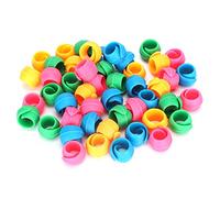 Bobines Huggers Clips Saver Huggers Supports Fixes Organisateur Clip Fixe Anneau de Canette éviter la Tête de Fil 48Pcs Bobines de Canette à Coudre en Silicone