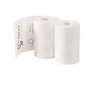 Exacompta Bobines thermiques Réf. 40761E 57 x 40 mm 55 g/m² sans phénol sans mandrin boîte 20 blanc