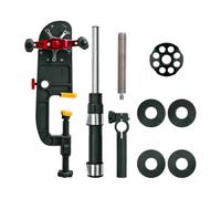Bobineur de Ligne de Pêche Réglable, Étoile Noire, Métal Plastique | Force D’enroulement Ajustable, Position D’installation, Montage et Retrait Faciles, Écart 5 à 45mm