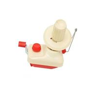 Bobineuse de Laine Manuelle Bobinoir Enrouleur Dérouleur Pelote Compact avec Manivelle Bras Guide Métal et Base Moulée Plastique Adaptée au Tricot Crochet Atelier Couture Bricolage, Rouge