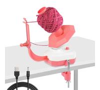 Bobinoir à Laine Electrique, Enrouleur Pelote de Laine Électrique à Vitesse Réglable en Continu, Enrouleur de Pelote de Fil Automatique Peut Enrouler Jusqu'à 10 Onces de Fil pour Crochet et Tricot