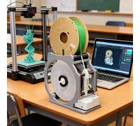 Bobinoir Automatique 3D pour Filament avec Détection Intelligente, Enrouleuse Électrique de Bobine, Vitesse et Tension Réglables, pour Bobines de 1kg, Enroulement Propre Sans Emmêlement