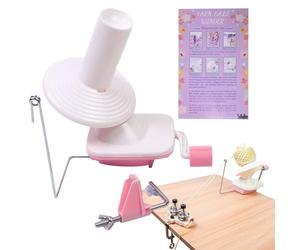 Bobinoir Manuel - Bobinoir Portable, Aide À L'enroulement De Laine | Bobinoir À Manivelle sans Effort, Enrouleur De Fil Multifonction, Organiseur De Fil Compact pour Le Tissage Et L'artisanat