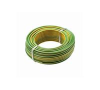 Bobinot câble rigide H07V-U 2,5mm² 10 mètres DEBFLEX Jaune/Vert - 111325 Jaune et vert G