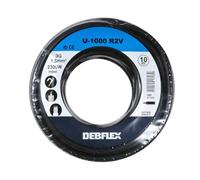 Bobinot câble rigide U1000 R2V 3G1,5mm² 10 mètres DEBFLEX Noir - 511323