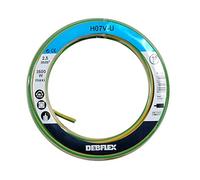 Bobinot de câble - Bobine de fils électrique - Câble électrique - Couronne de câble - Bobinot Câble Rigide 10 mètres HO7V-U 2,5 mm ² - Jaune/Vert - 111325 Debflex