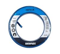 Bobinot de câble - Bobine de Fils électrique - Câble électrique - Couronne de câble - Bobinot câble rigide 10 mètres H07VR 6 mm ² - Bleu 113327 - Debflex