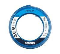Bobinot de câble - Bobine de fils électrique - Câble électrique - Couronne de câble - Bobinot Câble Rigide 5 mètres HO7V-U 2,5 mm ² - Bleu - 111317 Debflex