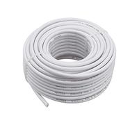 Bobinot de câble - Bobine de fils électrique - Câble électrique - Couronne de câble - Bobinot de 25 mètres de Cable Télé 17 Vatc - Blanc - 225341 Debflex