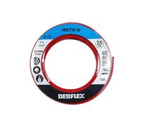 BOBINOT HO7V-U 1.5 MM² 25M ROUGE - DEBFLEX - 110344
