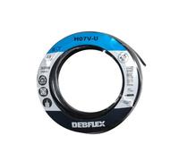 Bobinot de câble | Bobine de fils électrique | Câble électrique | Couronne de câble | Debflex 111343 Bobinot Câble rigide 25 mètres | HO7VU 2,5mm ² | Noir