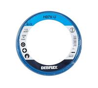 Bobinot de Câbles électriques de de câble - Bobine de fils électrique - Câble électrique - Couronne de câble - Bobinot de Câbles électriques de 5 mètres HO7V-U 1.5 | Bleu - 110317 Debflex