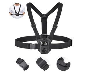 BOBLOV Bodycam Harnais de Poitrine pour Toutes Les caméras corporelles, Double Sangle d'épaule avec Taille réglable, Sangle Mains Libres pour Application de la Loi, Enregistrement vidéo