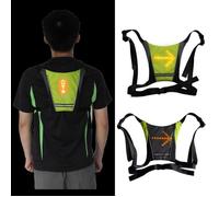 BOBLOV LED Gilet Clignotant Vélo 4 Mode Indicateur de Direction LED Imperméable Sac à Dos avec Télécommande USB Rechargeable pour Cy