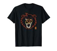Bobo Likes to Growl Lineart Coloré T-Shirt