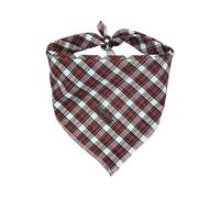 Bobo Rainbow Bandanas de Noël pour chiens, bandana doux pour animaux de compagnie, bandanas doux pour animaux de compagnie, écharpe réglable à carreaux rouges pour petites filles et chiens