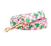 Bobo Rainbow Dog Leash-St Patrick's Laisse pour chien avec imprimé trèfle pour garçon/fille - Durable et solide - Laisse rembourrée confortable pour chiens de petite, moyenne et grande taille