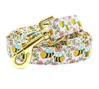 Bobo Rainbow Laisse pour chien - Laisse de vacances pour chien - Imprimé abeille - Pour garçon/fille - Durable et solide - Laisse rembourrée confortable pour chiens de petite, moyenne et grande taille