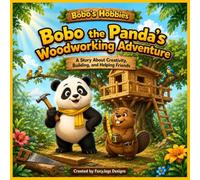 Bobo the Panda's Woodworking Adventure Story Book for Kids: Every Great Builder Starts with One Small Idea | Cute Children Stories