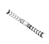 BoBoHome 3 Perles Bracelet Montre Acier Inoxydable SoliBanRemplacement pour Chaîne Montre Plongée pour Rolex Cosmograph Daytona-Argent 20MM