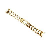 BoBoHome 3 Perles Bracelet Montre Acier Inoxydable SoliBanRemplacement pour Chaîne Montre Plongée pour Rolex Cosmograph Daytona-Or 17MM