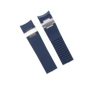 BoboHome Bracelet Remplacement 22mm Réglable Antitranspirant avec Fermoir Métallique - Accessoire Universel pour Ulysse Nardin 263-Bleu B