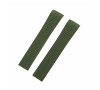 BoboHome Bracelet Silicone Doux Antitranspirant, Libération Rapide - Remplacement et Accessoire pour PP Aqu-anau-Vert 21 * 18mm