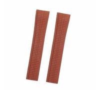 BoboHome Bracelet Silicone Doux Antitranspirant, Libération Rapide - Remplacement et Accessoire pour PP Aqu-anau-Brun clair 21 * 18mm