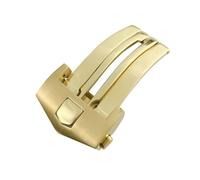 BoBoHome Fermoir Extension Montre Léger Acier Inoxydable 316L Boucle Connexion Métal Résistante Rouille Corrosion pour TAAG HEUEUR CARERA AQURACER-Or 20mm