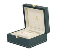 BoBoHome Vert Boîte à Montres en Bois pour Hommes Boîte de Rangement pour Montres de Voyage Compactes Anti-Chocs pour Rolex