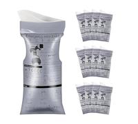 BOBOPACK 12 Pièces d'urinoir Jetable, Toilettes Portables, 700 ML, Portables Sacs à Pot de Chambre Adulte, pour Le Camping, Voyages, embouteillages, Sac a vomi Voiture, Pot de Chambre Adulte