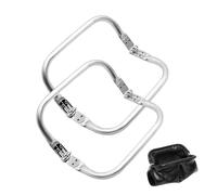 BOBOPACK Cadre Tubulaire Interne, 2 Pièces Cadres de Sac à Main en Aluminium, Poignées de Cadre de Sac à Main en Aluminium, pour DIY Fabrication de Sacs (9 x 25 x 2 cm)