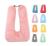 BOBORE Coussin de Voyage pour Voiture, Coussin de Voiture pour Enfants, Coussin pour Roadtrip, Coussin de Voiture pour Dormir, Coussin de Support pour la Tête et le Corps en Forme de U pour le Voyage