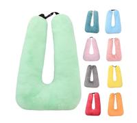 BOBORE Coussin de Voyage pour Voiture, Coussin de Voiture pour Enfants, Coussin pour Roadtrip, Coussin de Voiture pour Dormir, Coussin de Support pour la Tête et le Corps en Forme de U pour le Voyage