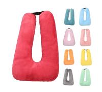 BOBORE Oreiller de voiture de voyage, oreiller de voiture de voyage pour enfants, oreiller de voiture pour dormir, coussin de soutien de la tête et du corps, oreiller en forme de U pour les voyages,