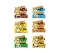 Bobo's Pack de dégustation de barres d'avoine - Végétalien - Sans OGM - Légumes - 6 saveurs (lot de 12) Petit déjeuner pratique ou collation à emporter