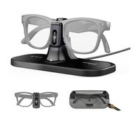 BOBOVR CG2 Station de Charge Compatible avec Ray-Ban HSTN-Magnétique de Bureau Clip Lunettes Intelligentes avec étui De Voyage