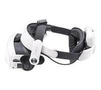 BOBOVR M3 Pro de Sangle de tête pour Bloc de Batterie Accessoires,Compatible avec Meta Quest 3/Quest 3S,Réduit Le Stress du Visage, Conception d'échange de Batterie Magnétique blanc G