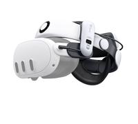 BOBOVR S3 Pro Super Strap | Serre-tête Meta Quest 3 avec batterie 10 000 mAh et système de refroidissement de la tête |Meta Quest 3 / Quest 3S