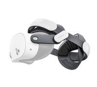 BOBOVR Sangle de Tête VR pour Meta Quest 3 / 3S Réglable et Ergonomique Blanc