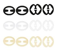 BOBOZHONG 12 PCS Clips de Sangle de Soutien-Gorge,Clip De Soutien-Gorge,Support de Bretelles de Soutien-Gorge Anti-dérapant,Clips de contrôle du décolleté pour Soutien-Gorge