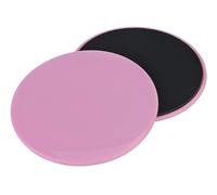 BOBOZHONG Core Sliders,disques de Glisse à Double Face Curseur d'exercice Core Sliders Disque de Fitness pour Gym Entraînement Domicile (Rose)