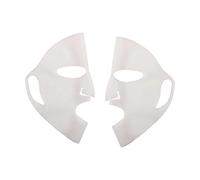 BOBOZHONG Couverture de Masque de Visage,2 Pièces Masque Facial en Silicone avec Crochet d'oreille Masque Facial en Silicone Réutilisable Empêche Le Masque De Tomber Hydratant Ascenseur