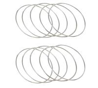 BOBOZHONG Craft Hoop Rings,10 pièces Metal Anneaux de Couronne,Anneaux en métal macramé,Anneau pour Attrape-Rêves,Anneaux en métal revêtu(10 cm)