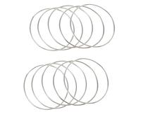 BOBOZHONG Craft Hoop Rings,10 pièces Metal Anneaux de Couronne,Anneaux en métal macramé,Anneau pour Attrape-Rêves,Anneaux en métal revêtu(12 cm)