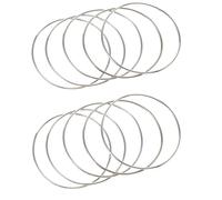 BOBOZHONG Craft Hoop Rings,10 pièces Metal Anneaux de Couronne,Anneaux en métal macramé,Anneau pour Attrape-Rêves,Anneaux en métal revêtu(10cm)
