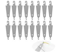 BOBOZHONG Enfile Aiguille,100 PCS enfile-Aiguilles en Acier Inoxydable,Enfileur d'aiguilles à Grand chas,Fil Enfile-Aiguille à Coudre,Threader pour Aiguilles à Gros chas Couture DIY Couture